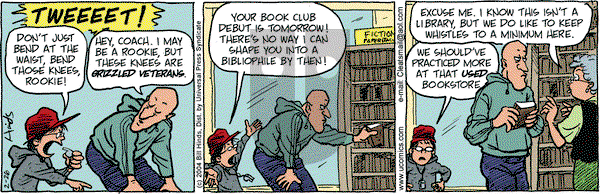 Cleats on Thursday February 26, 2004 Comic Strip