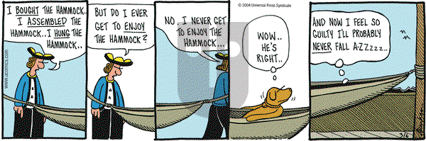 Overboard on Thursday March 18, 2004 Comic Strip