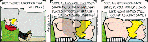 The Born Loser on Saturday May 7, 2011 Comic Strip