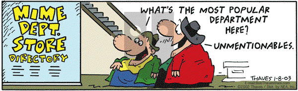 Frank and Ernest on Wednesday January 8, 2003 Comic Strip