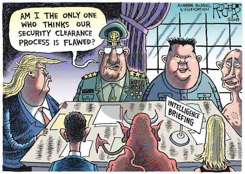 Rob Rogers on Thursday April 4, 2019 Comic Strip