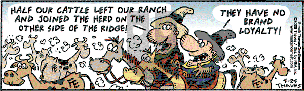 Frank and Ernest on Thursday April 24, 2008 Comic Strip