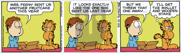 Garfield on Tuesday December 20, 2005 Comic Strip