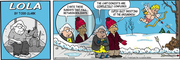 Lola on Sunday February 12, 2017 Comic Strip
