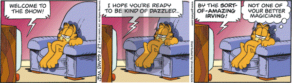Garfield - Thursday January 27, 2011 Comic Strip