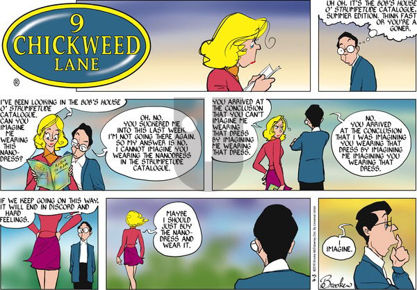 9 Chickweed Lane on Sunday April 3, 2016 Comic Strip