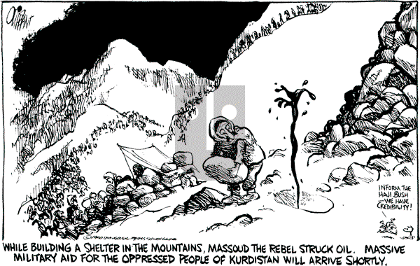 Pat Oliphant - Thursday April 11, 1991 Comic Strip