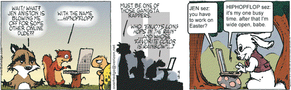 Over the Hedge on Tuesday April 7, 2009 Comic Strip