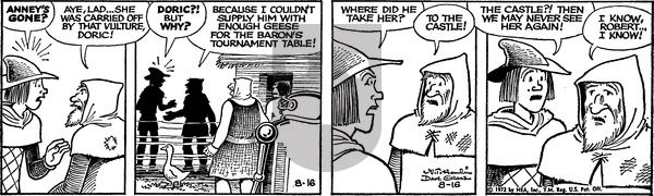 Alley Oop on Wednesday August 16, 1972 Comic Strip