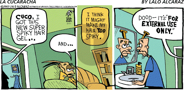 La Cucaracha on Sunday March 11, 2007 Comic Strip
