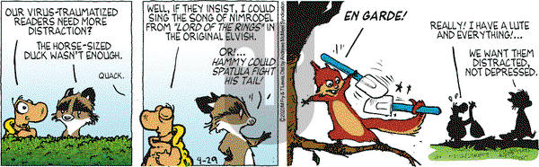 Over the Hedge on Wednesday April 29, 2020 Comic Strip