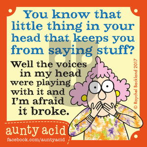 Aunty Acid on Wednesday February 8, 2017 Comic Strip