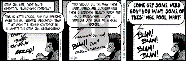 The Boondocks on Tuesday April 3, 2012 Comic Strip
