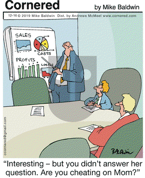 Cornered on Monday December 16, 2019 Comic Strip