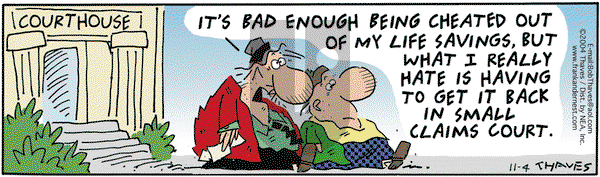 Frank and Ernest on Thursday November 4, 2004 Comic Strip
