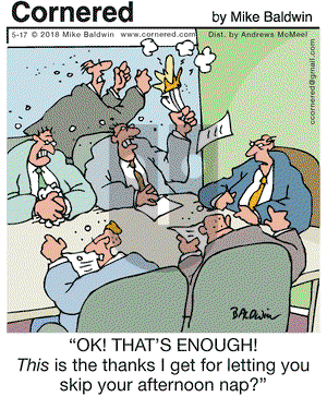 Cornered on Thursday May 17, 2018 Comic Strip