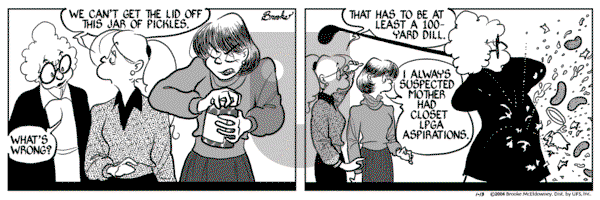 9 Chickweed Lane on Tuesday January 13, 2004 Comic Strip