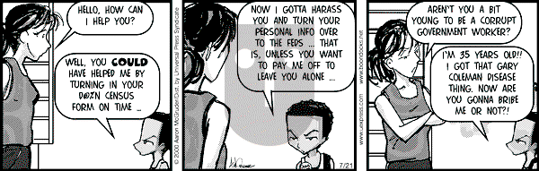 The Boondocks on Friday February 22, 2008 Comic Strip