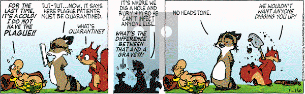 Over the Hedge on Thursday January 16, 2020 Comic Strip