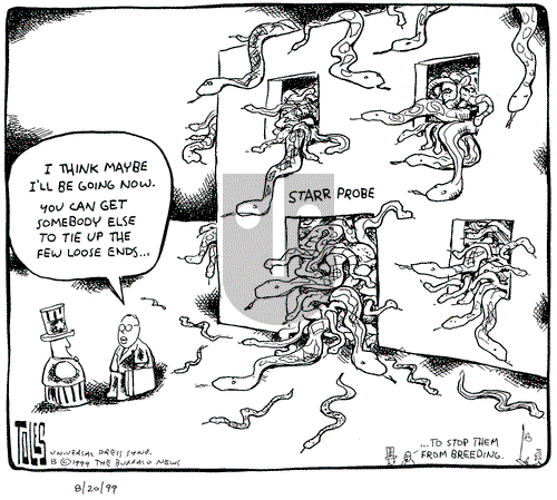 Tom Toles on Friday August 20, 1999 Comic Strip