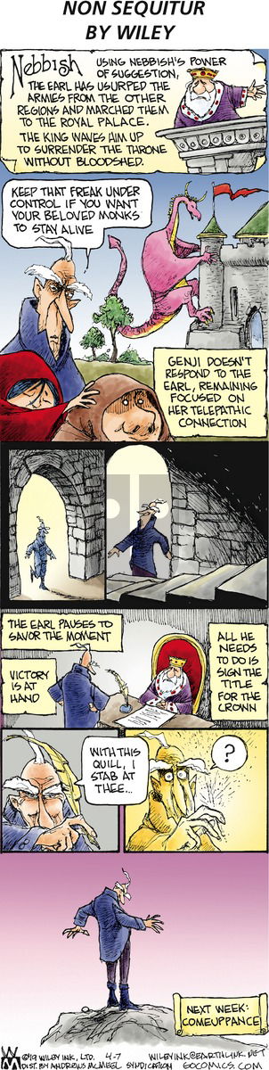 Non Sequitur on Sunday April 7, 2019 Comic Strip