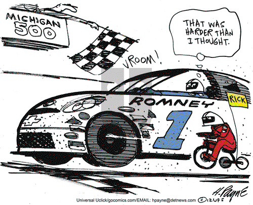 Henry Payne on Saturday March 3, 2012 Comic Strip