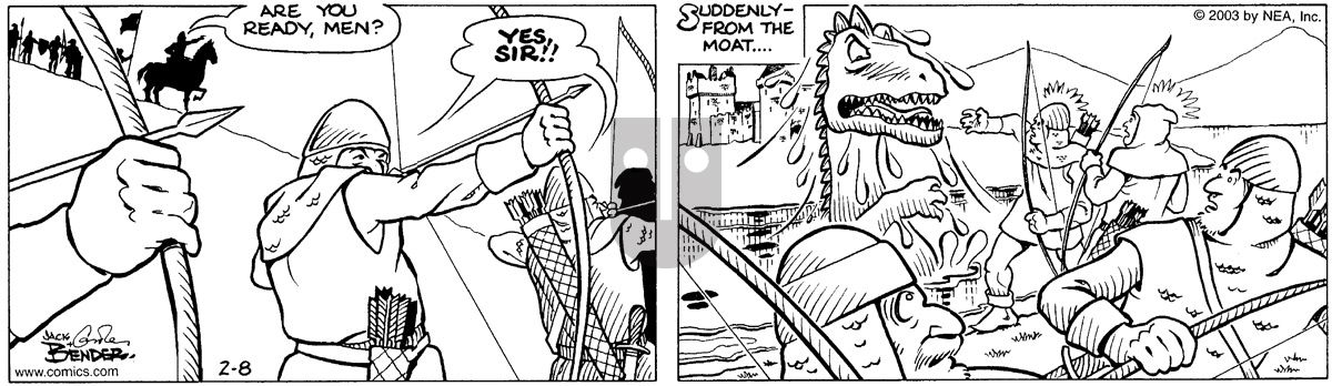 Alley Oop - Saturday February 8, 2003 Comic Strip