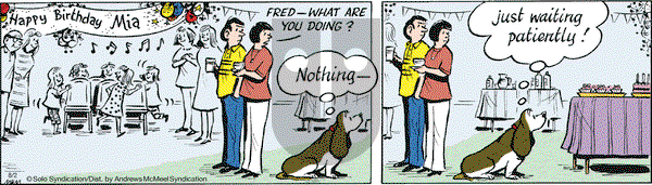 Fred Basset on Wednesday August 2, 2017 Comic Strip