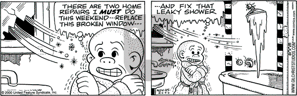 Nancy on Saturday November 25, 2000 Comic Strip