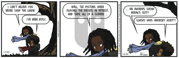 The Boondocks - Tuesday November 30, 2004 Comic Strip