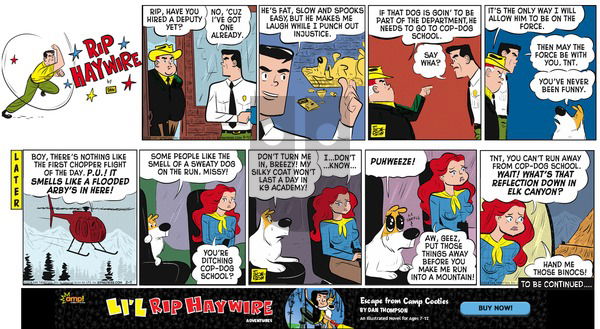 Rip Haywire on Sunday May 15, 2016 Comic Strip