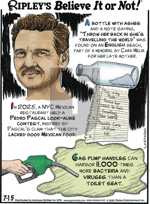 Ripley's Believe It or Not on 2025-07-15 Comic Strip