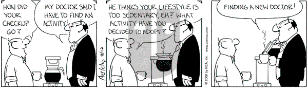 The Born Loser on Tuesday September 12, 2000 Comic Strip