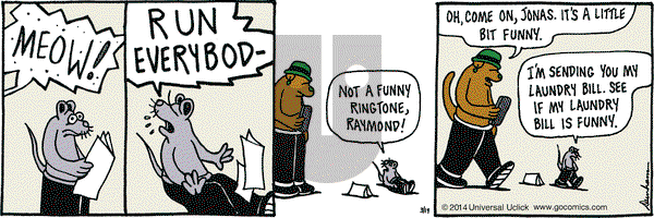 Overboard on Wednesday March 19, 2014 Comic Strip