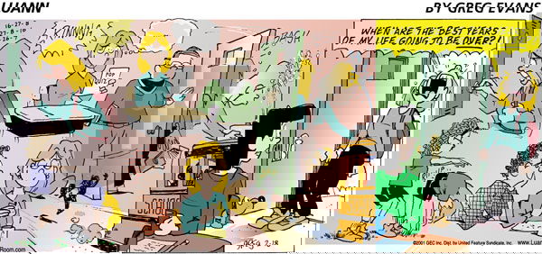Luann on Sunday February 18, 2001 Comic Strip