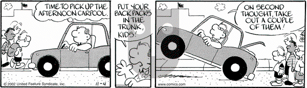 Drabble on Sunday November 10, 2002 Comic Strip