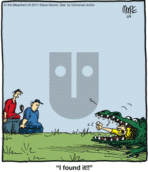 In the Bleachers on Saturday June 4, 2011 Comic Strip