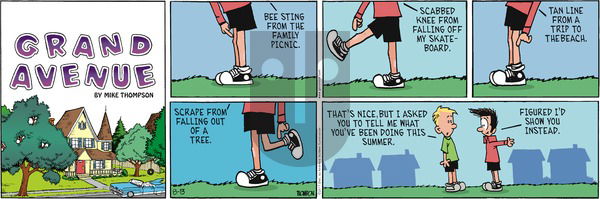 Grand Avenue on Sunday August 13, 2017 Comic Strip