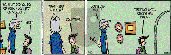 Grand Avenue on Saturday September 10, 2016 Comic Strip
