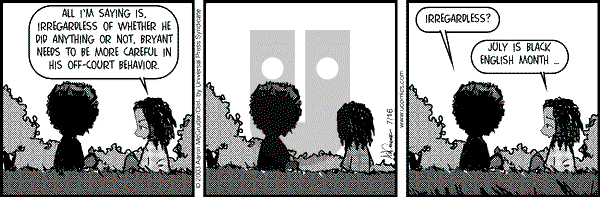 The Boondocks on Wednesday February 16, 2011 Comic Strip