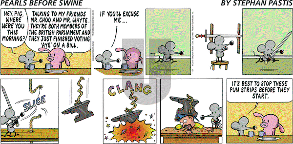 Pearls Before Swine on Sunday November 21, 2010 Comic Strip