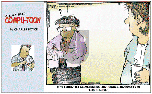 Compu-toon on Sunday October 7, 2007 Comic Strip