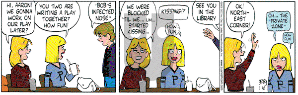 Luann on Tuesday March 18, 2003 Comic Strip