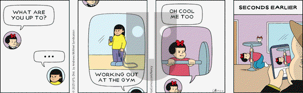 Nancy on Friday March 21, 2025 Comic Strip