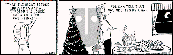 Grand Avenue on Tuesday December 24, 2024 Comic Strip