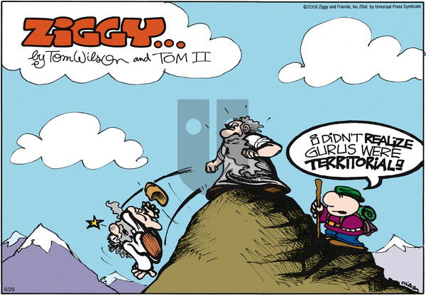 Ziggy on Sunday June 29, 2008 Comic Strip