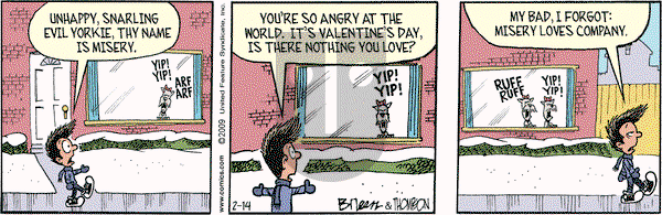 Grand Avenue on Saturday February 14, 2009 Comic Strip