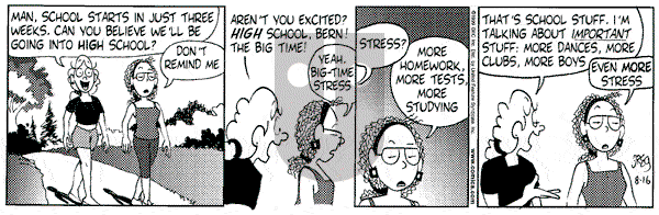 Luann on Monday August 16, 1999 Comic Strip