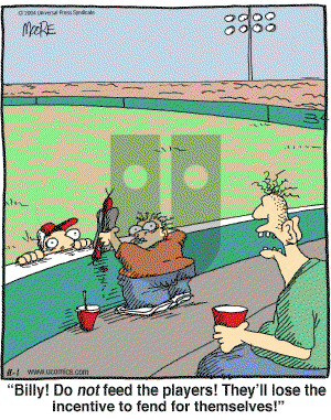 In the Bleachers - Monday November 1, 2004 Comic Strip