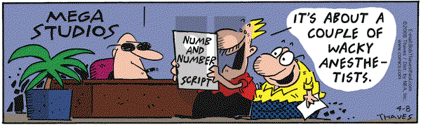 Frank and Ernest on Friday April 8, 2005 Comic Strip